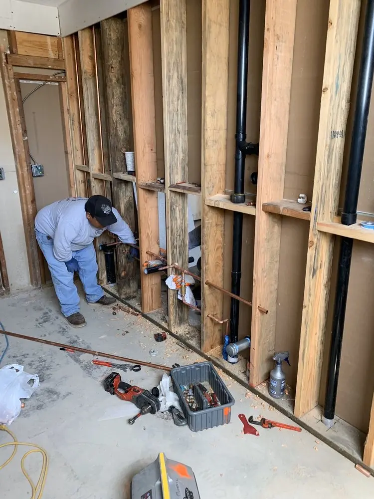 Commercial rough-in plumbing for Gas Line Repair in Yacolt